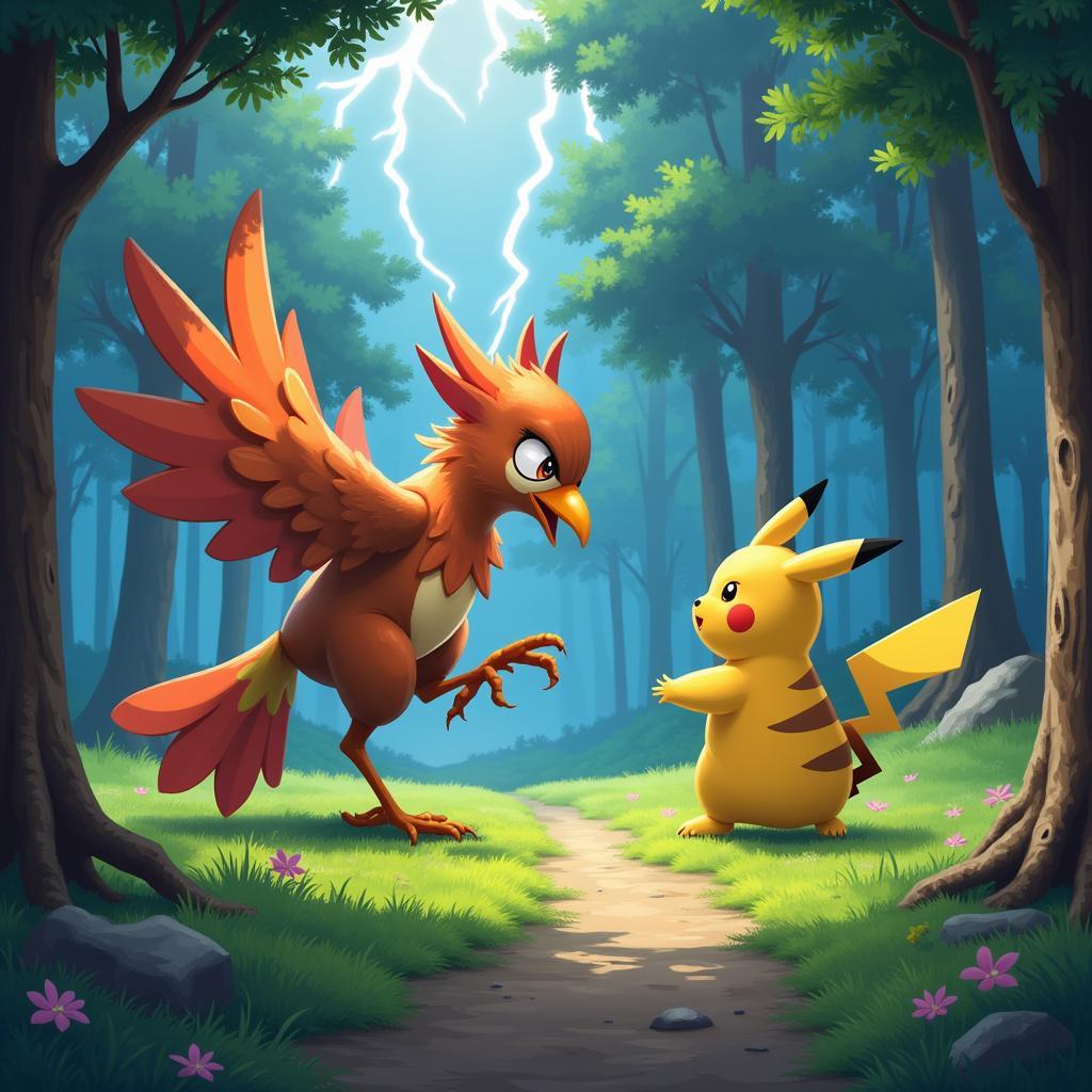 Spearow Battle Scene on DeviantArt