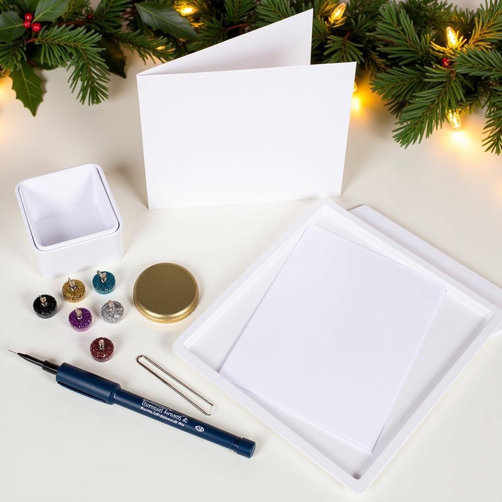 Diamond Art Christmas Card Making Supplies