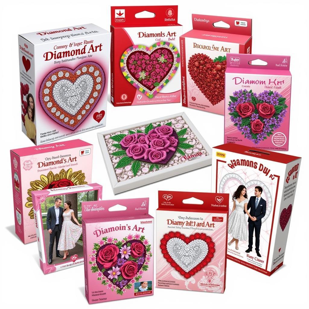 Diamond Art Valentine's Day Kits