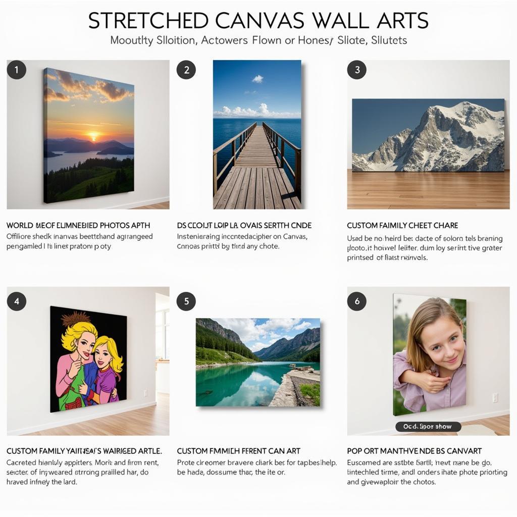 Different Styles of Stretched Canvas Prints