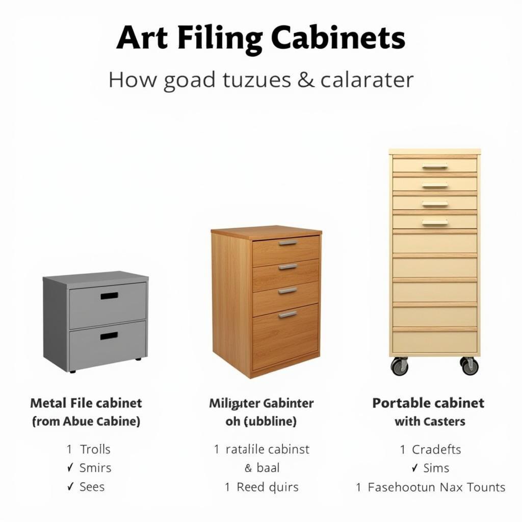 Different Types of Art Filing Cabinets