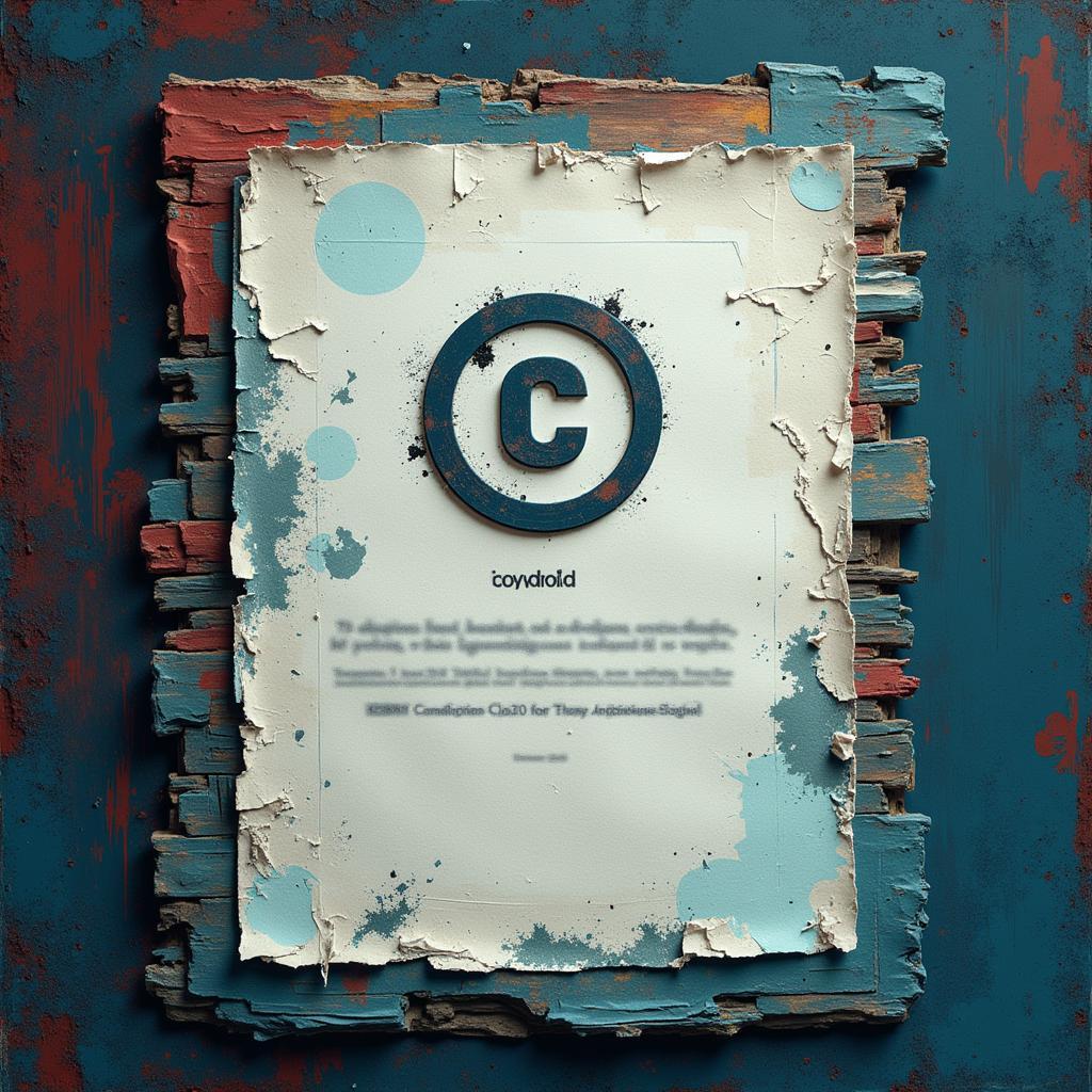 Digital Art Copyright Protection: A Conceptual Image