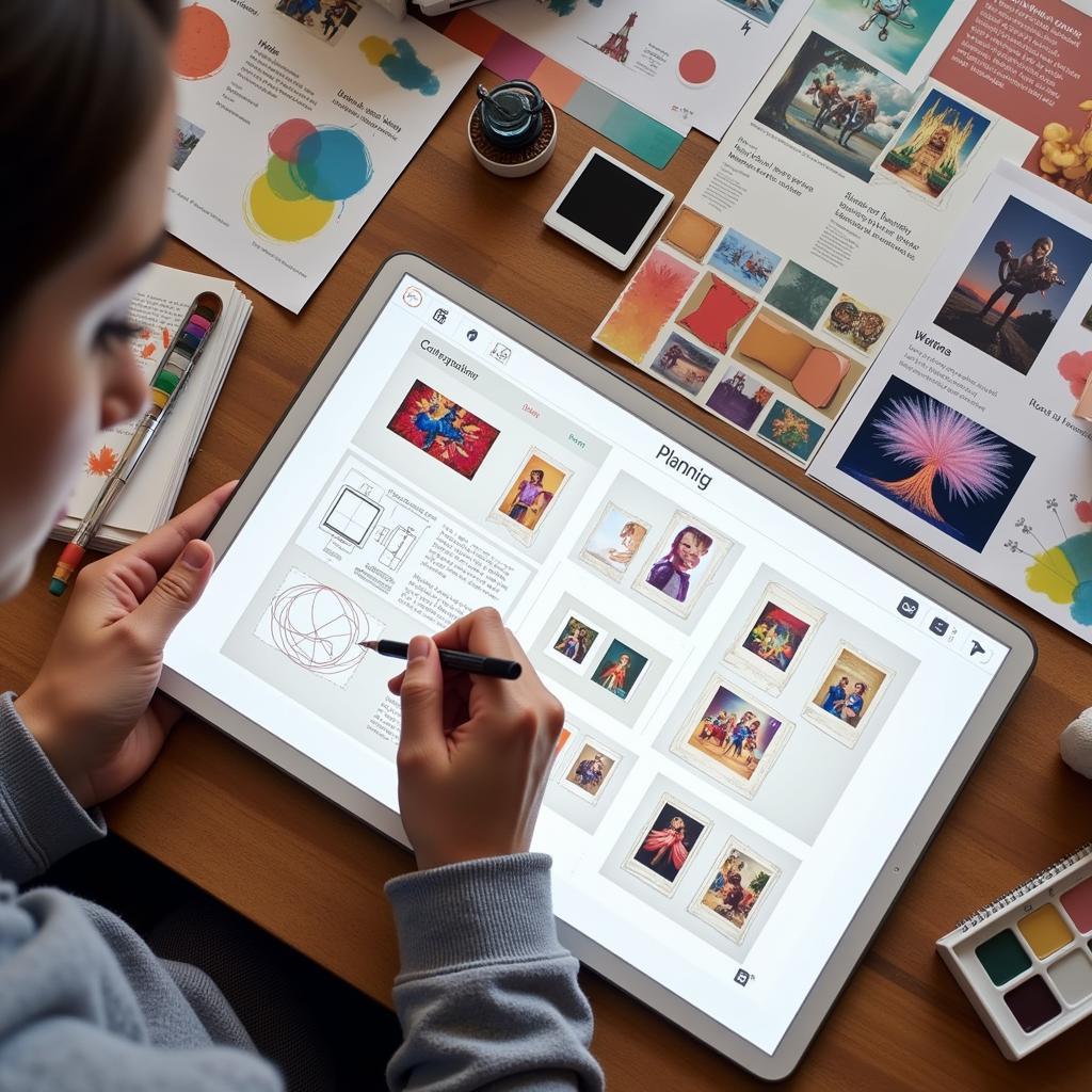 Digital Art Planning Process