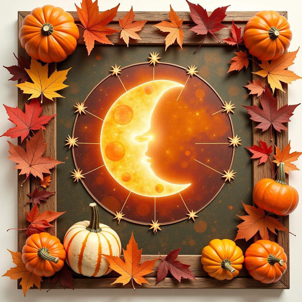 Digital Autumn Equinox Collage