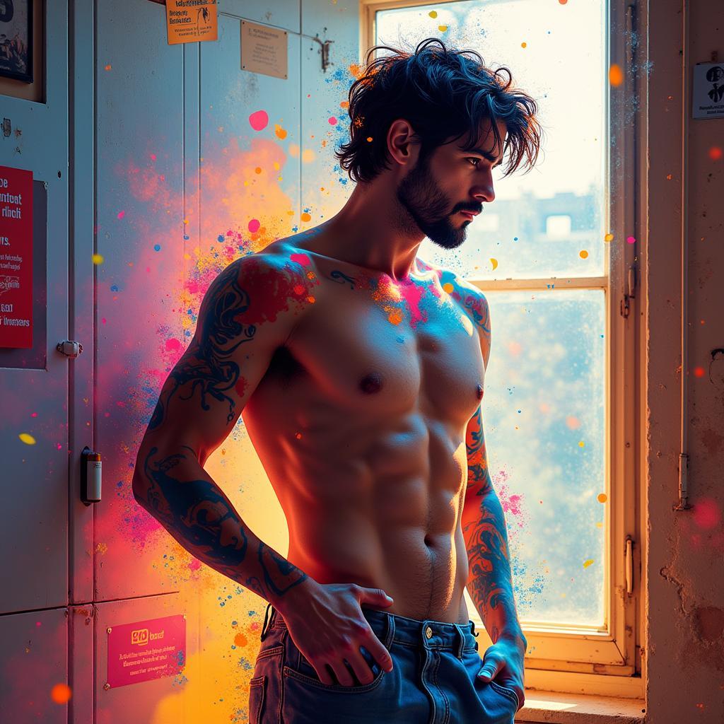 Digital Manipulation in Male Nude Art