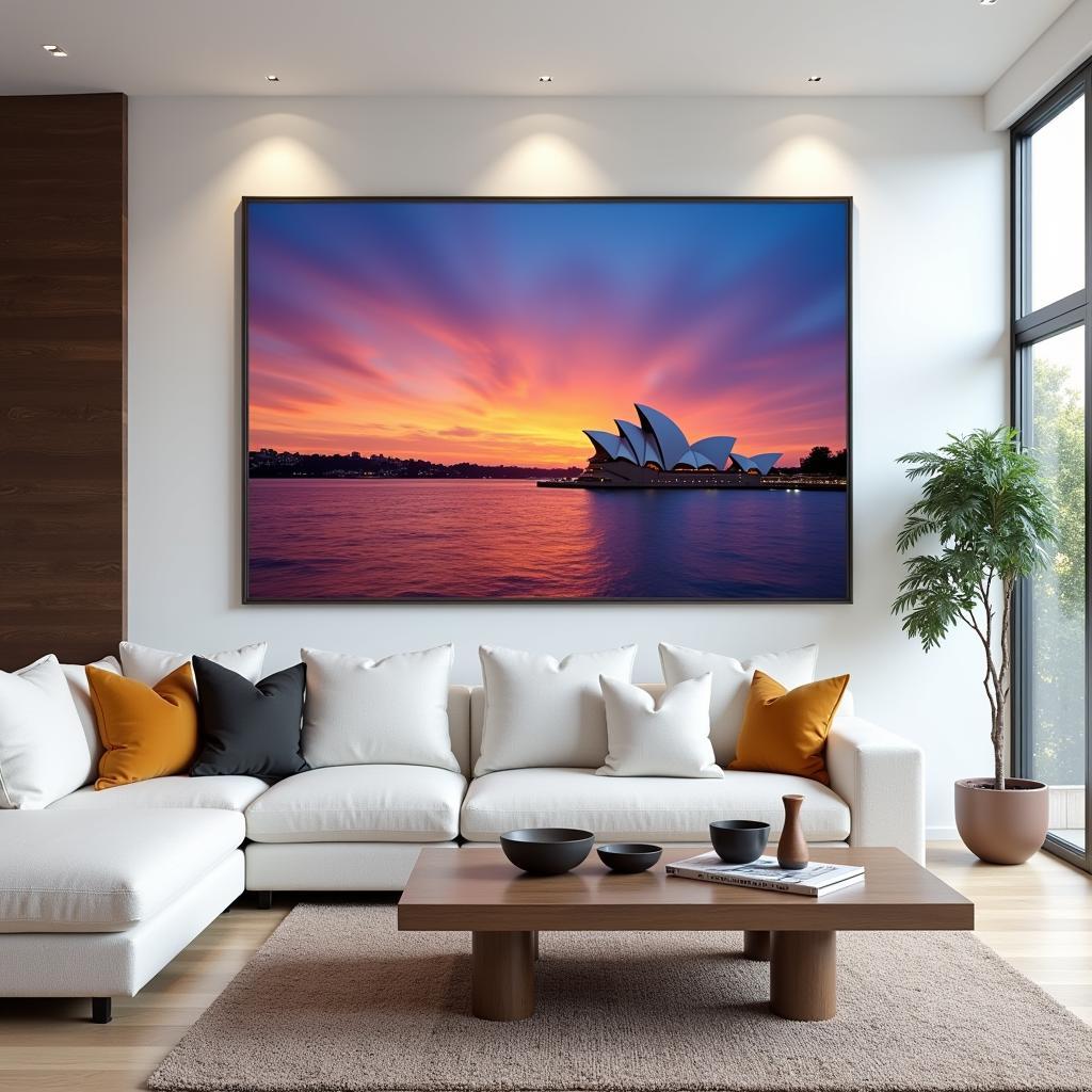 Digital Wall Art Transforming a Modern Australian Home