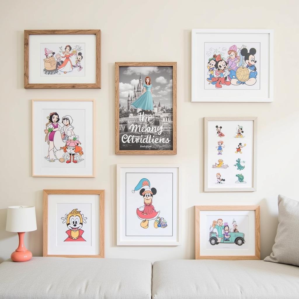 Disney Art Print Gallery Wall Ideas