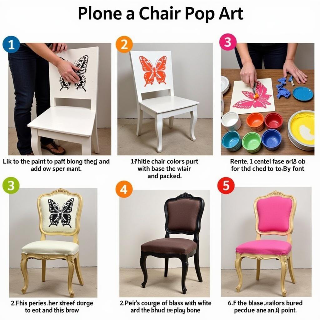 DIY Chair Pop Art Project