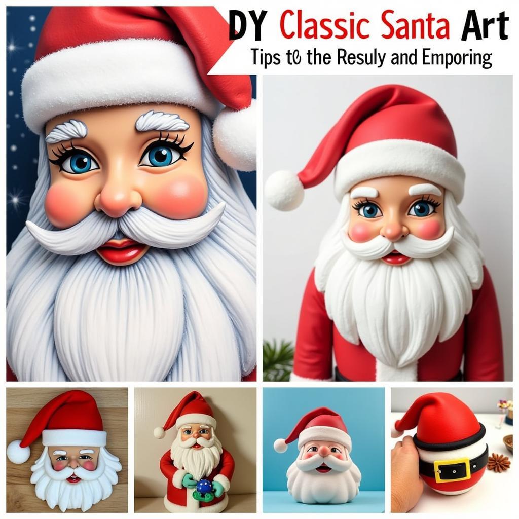 DIY Classic Santa Art Projects