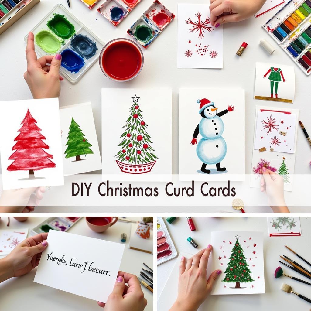 Creating DIY Fine Art Christmas Cards