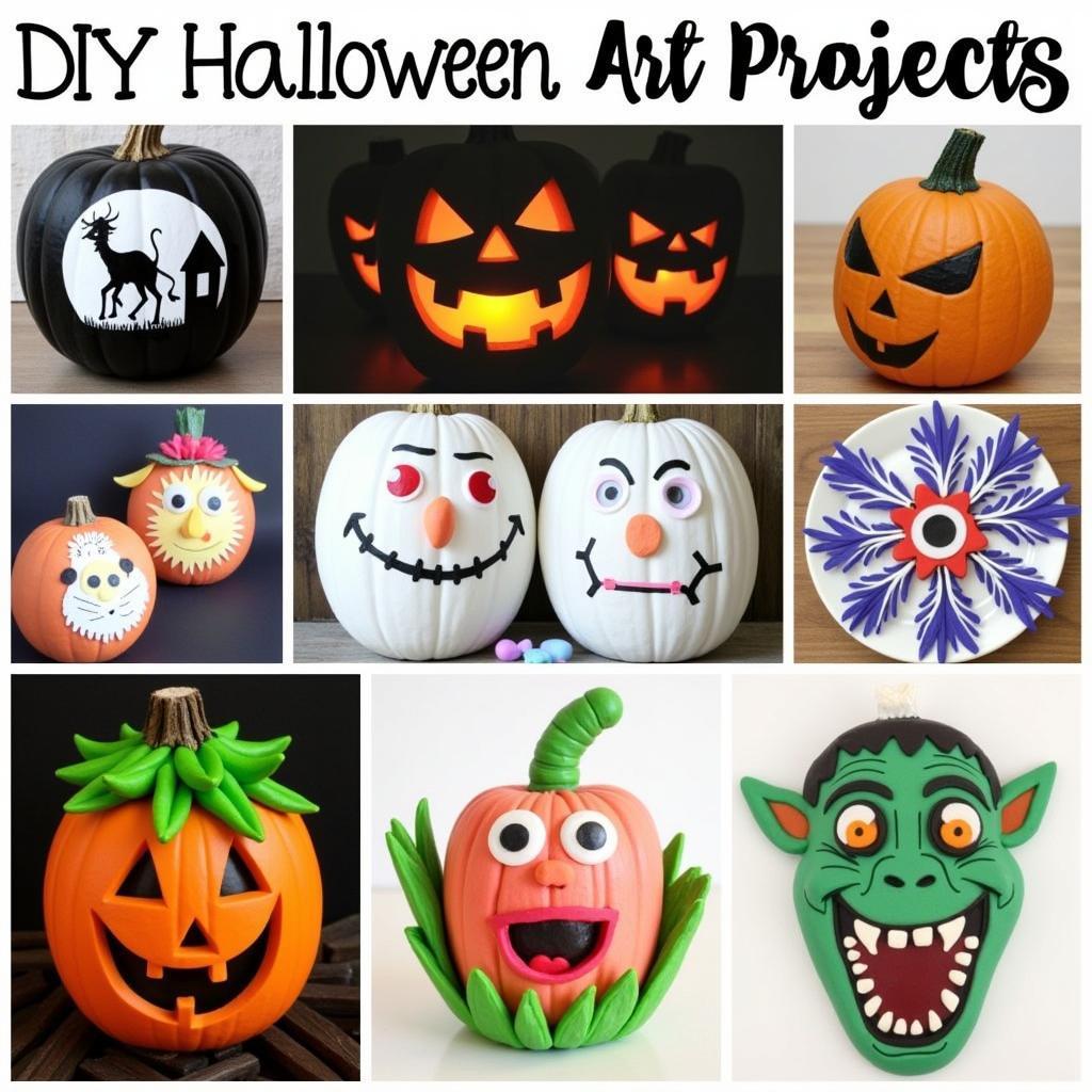 DIY Halloween Art Projects