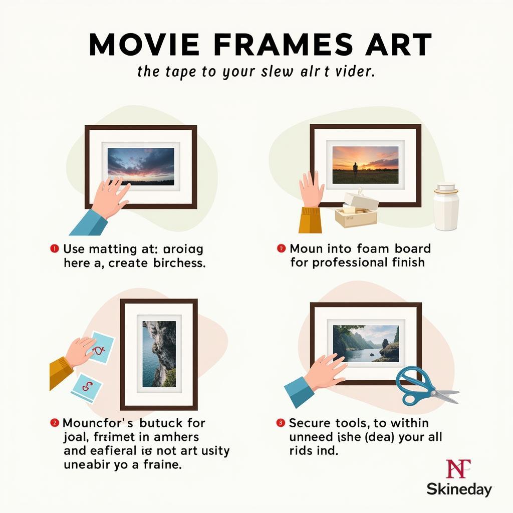 DIY Movie Frames Art Framing Techniques