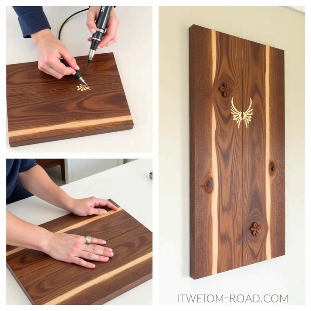 DIY Walnut Wall Art Projects