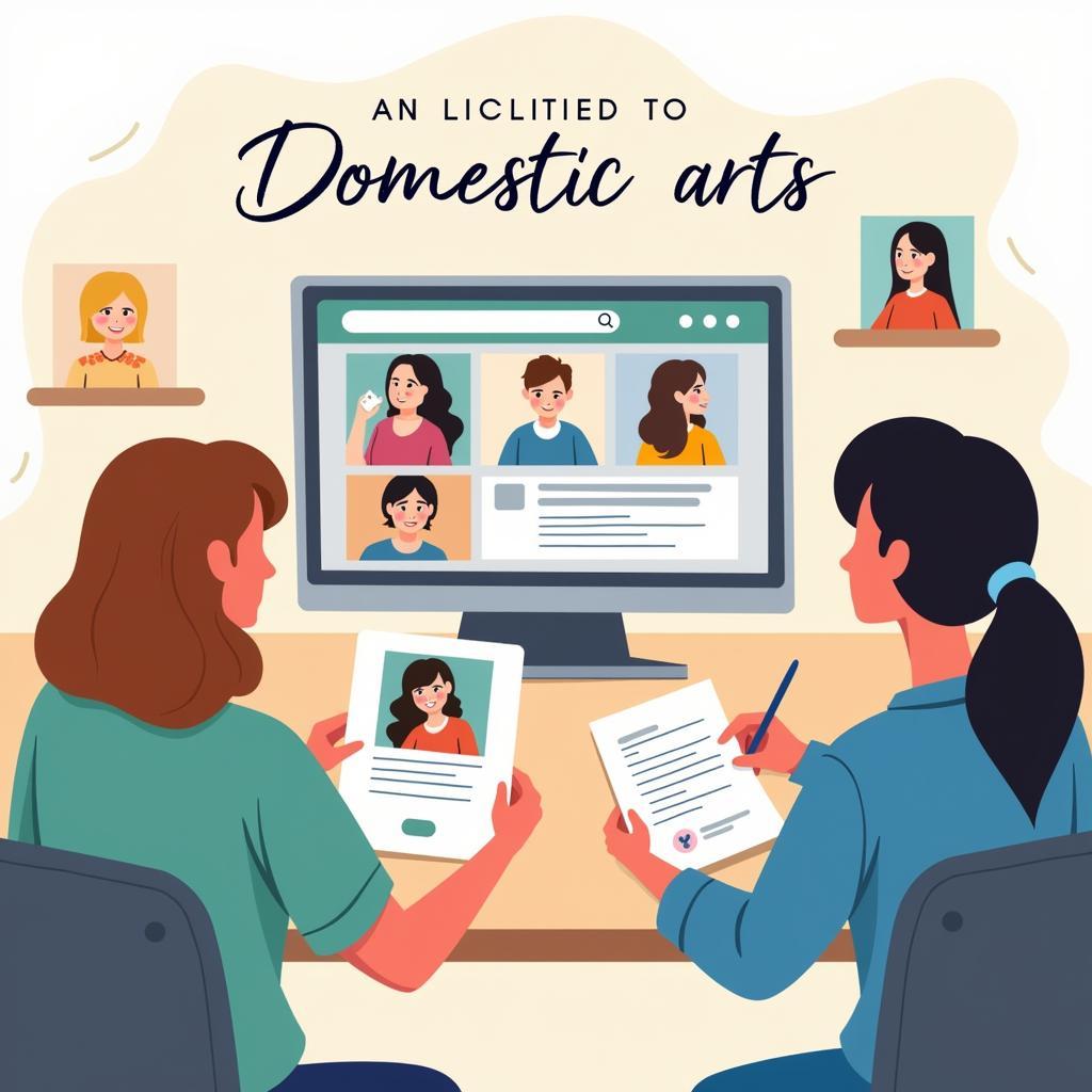 Online Domestic Arts Community