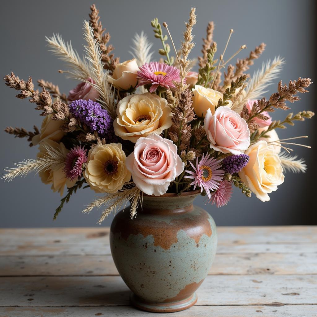 Dried Flower Arrangement Ideas for Home Decor