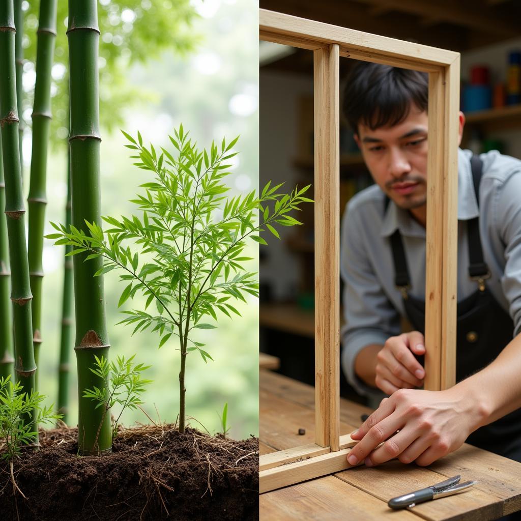 Eco-Friendly Bamboo Picture Frames