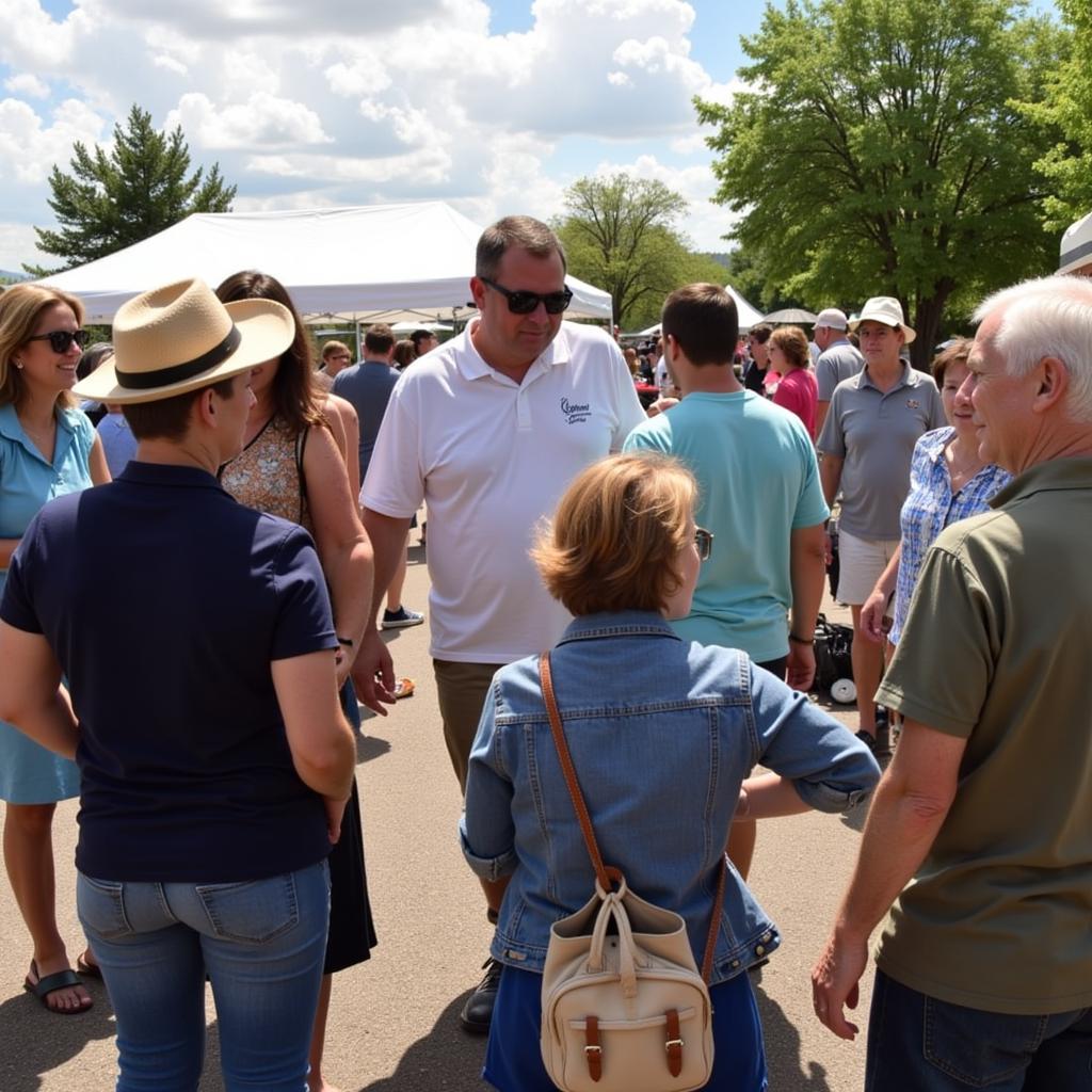 Community Gathering at Elko Art in the Park