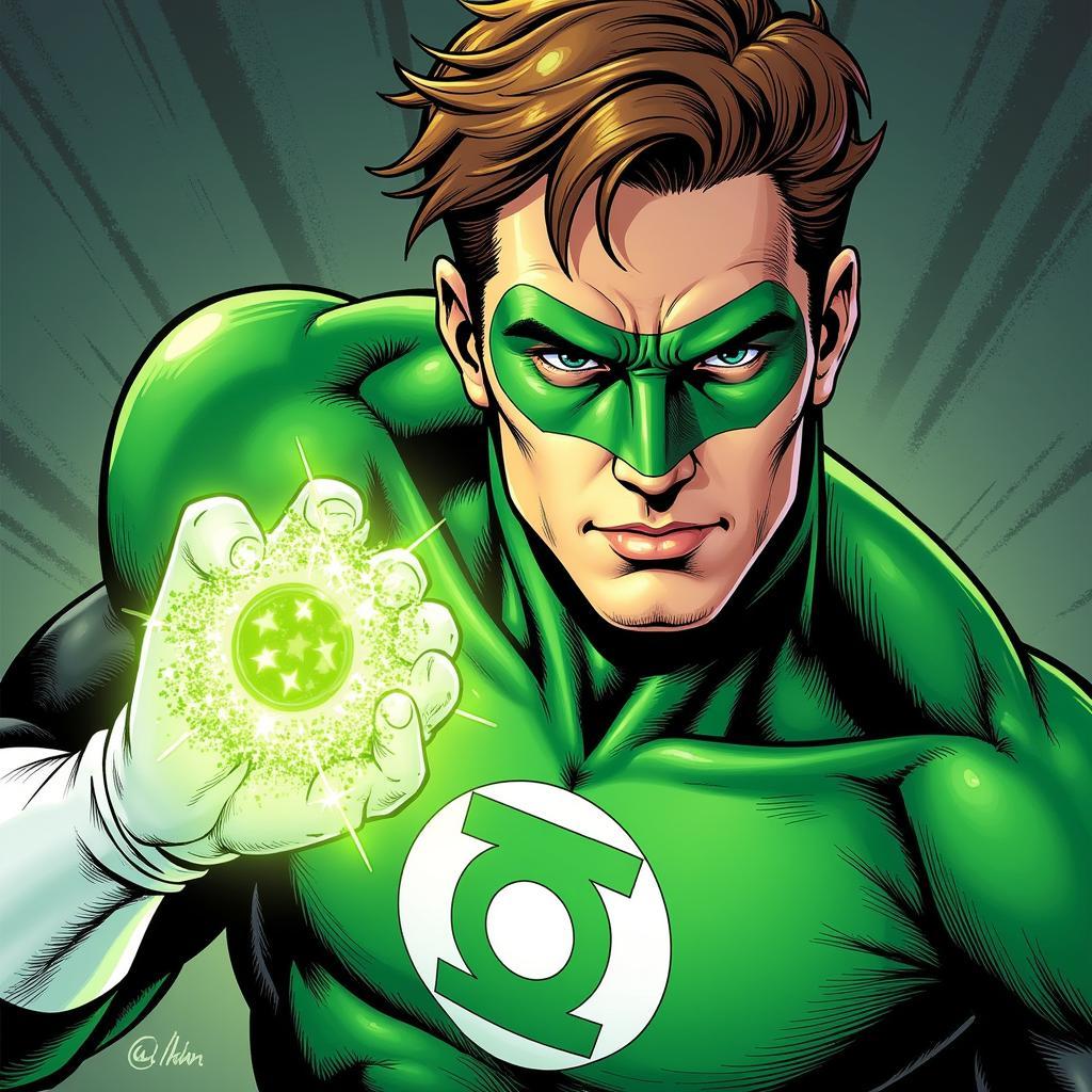 Ethan Van Sciver's Green Lantern Artwork