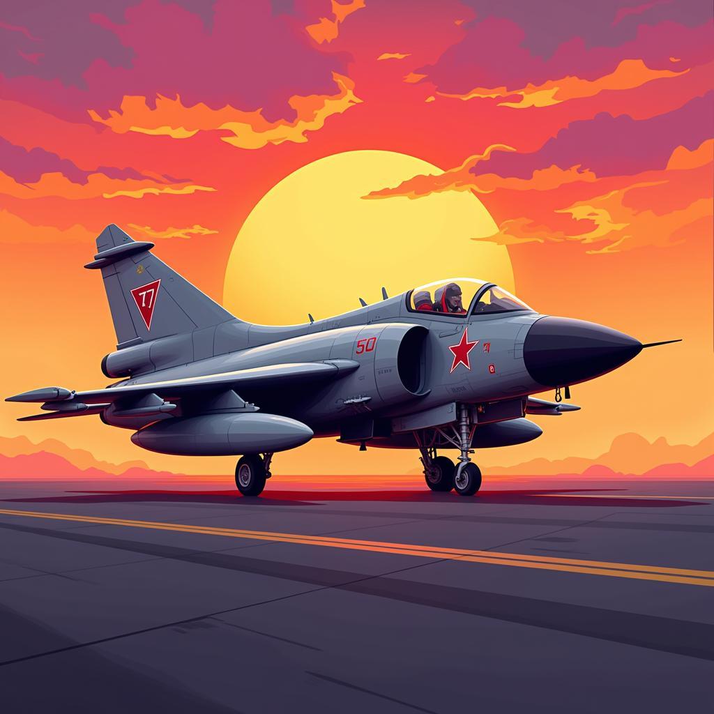 Digital Illustration of F4 Phantom