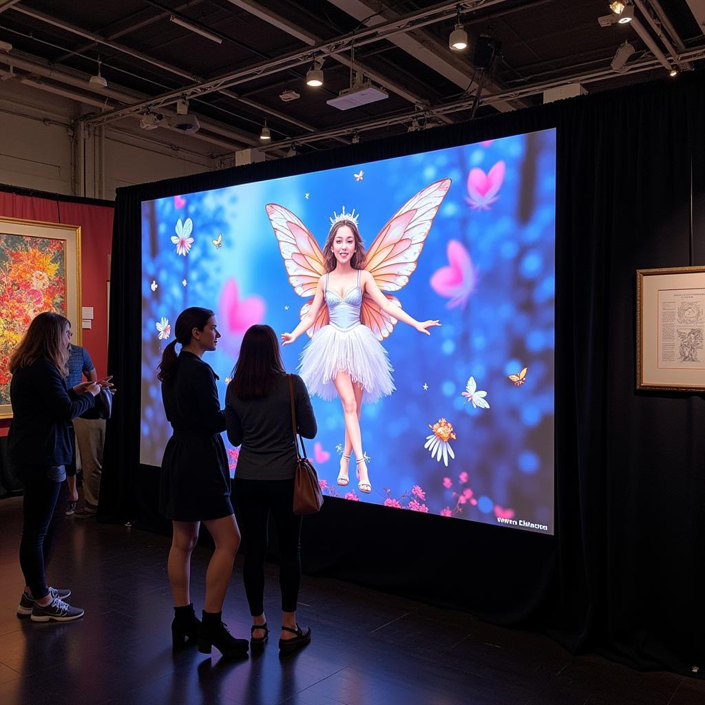 Fairy Art in Digital Display at Rochester