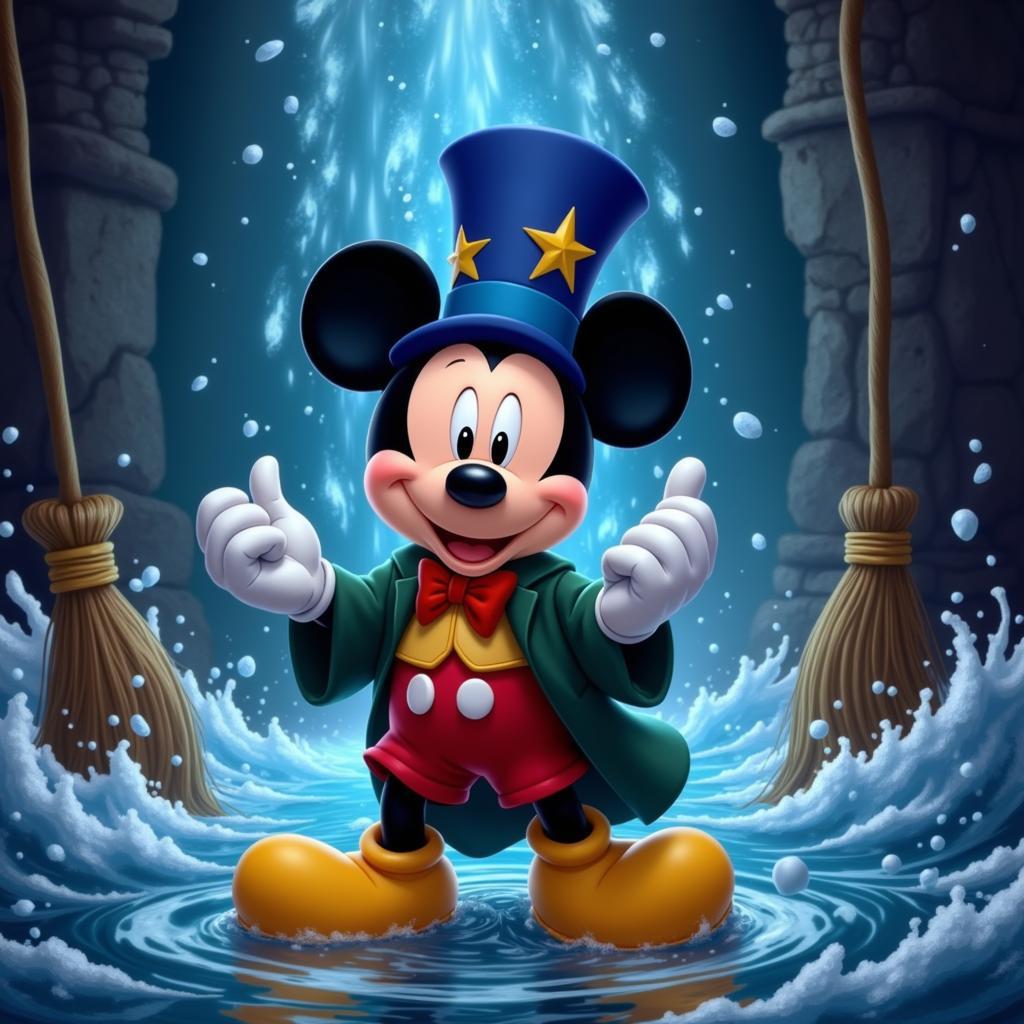 Fantasia Sorcerer's Apprentice Mickey Mouse