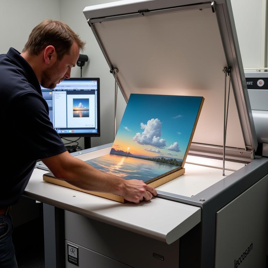 High-Resolution Fine Art Scanning Process