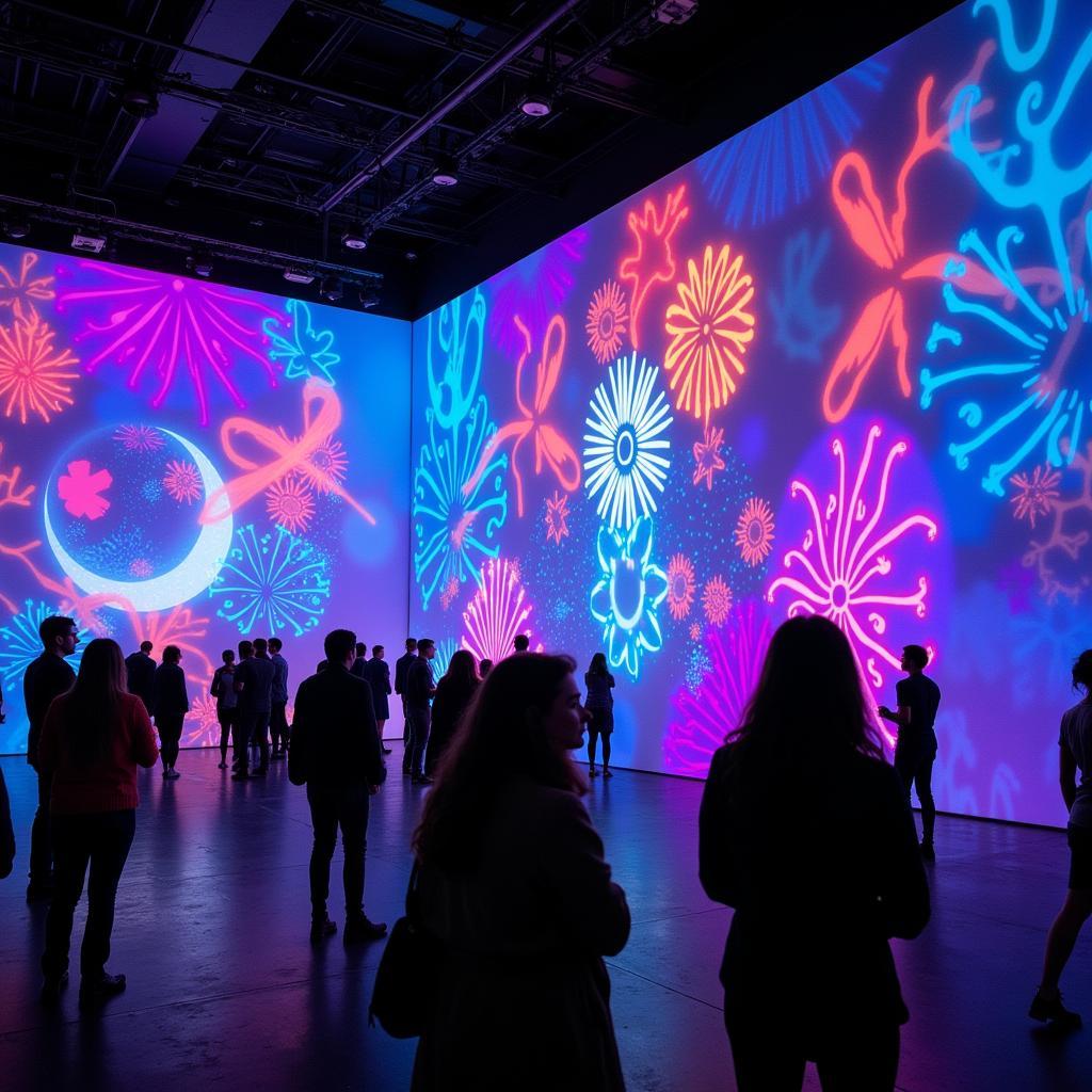 Immersive Digital Art Installation at Firefly Arts Collective