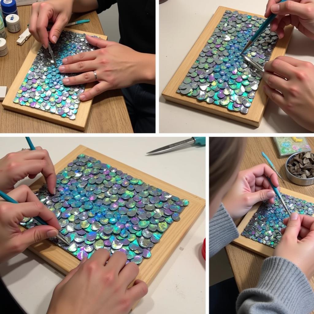 Creating a Fish Scale Mosaic