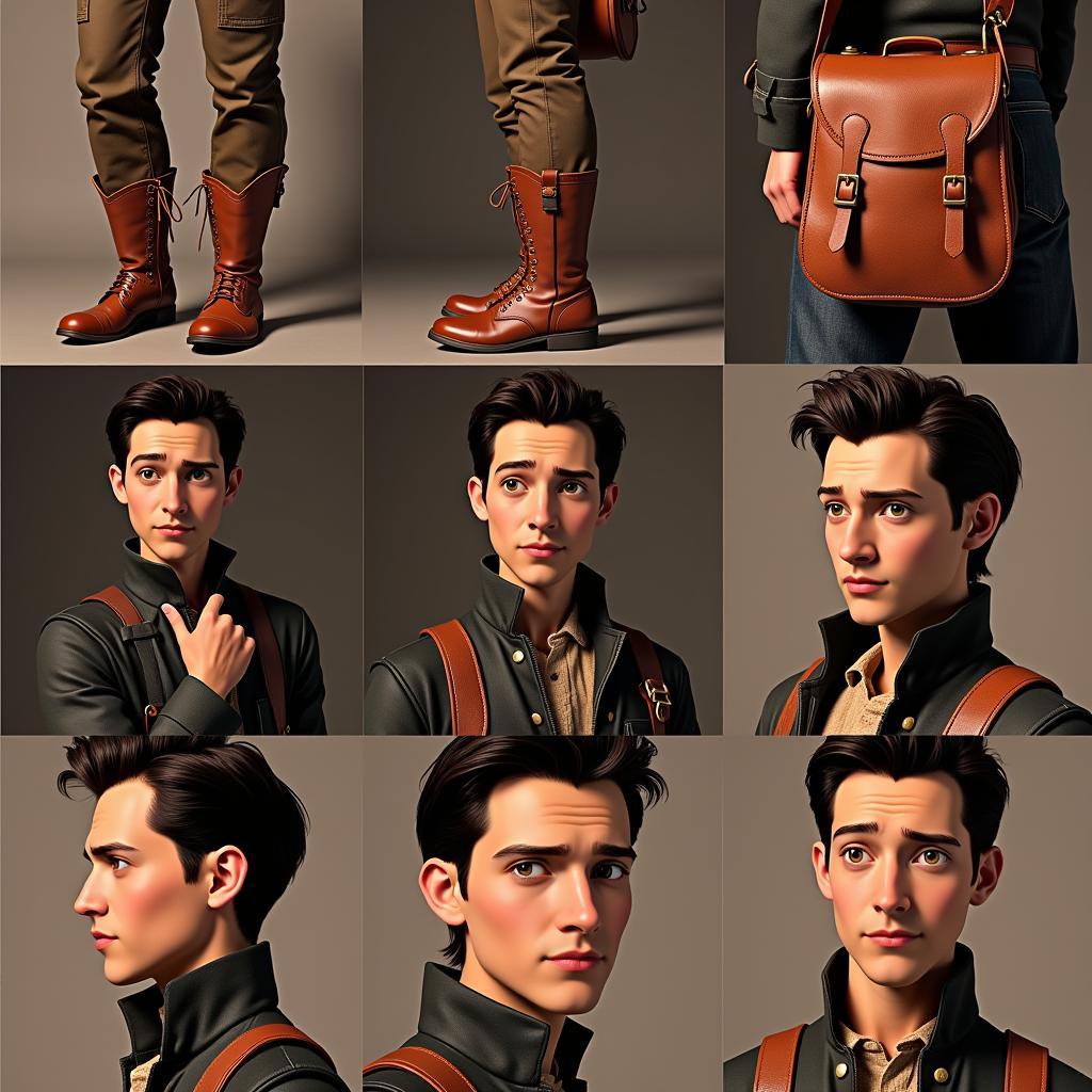 Flynn Rider Details and Props Concept Art