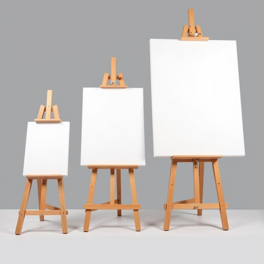 Foldable Art Easel Size Comparison