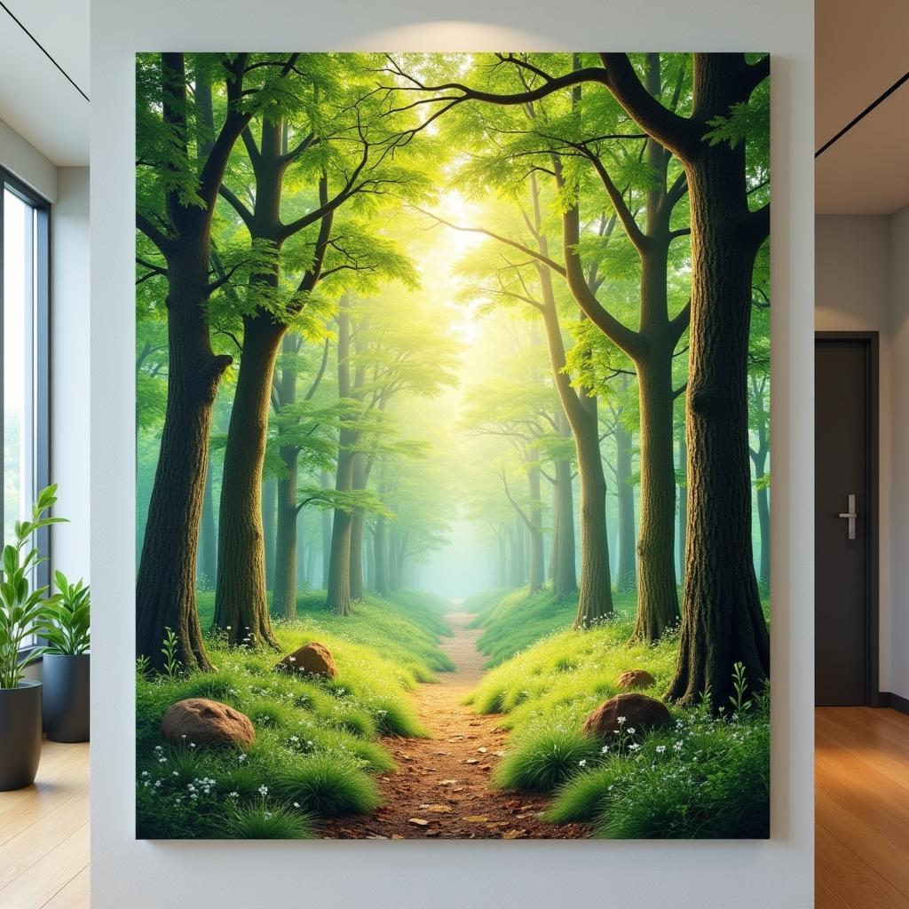 Serene Forest Landscape Wall Art