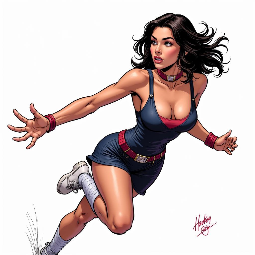 Frank Cho's Dynamic Comic Book Pose