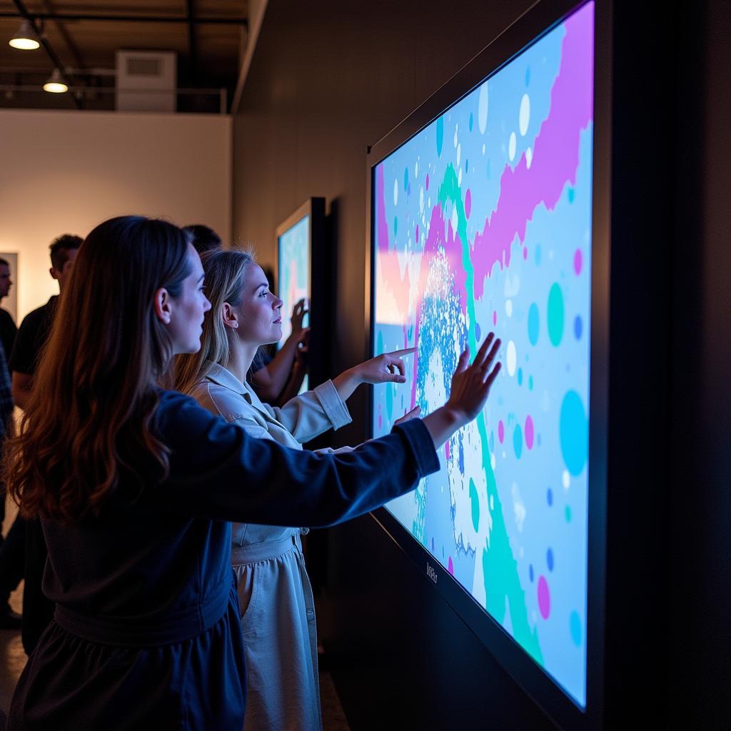 Interactive Digital Art at Geneva Art Festival