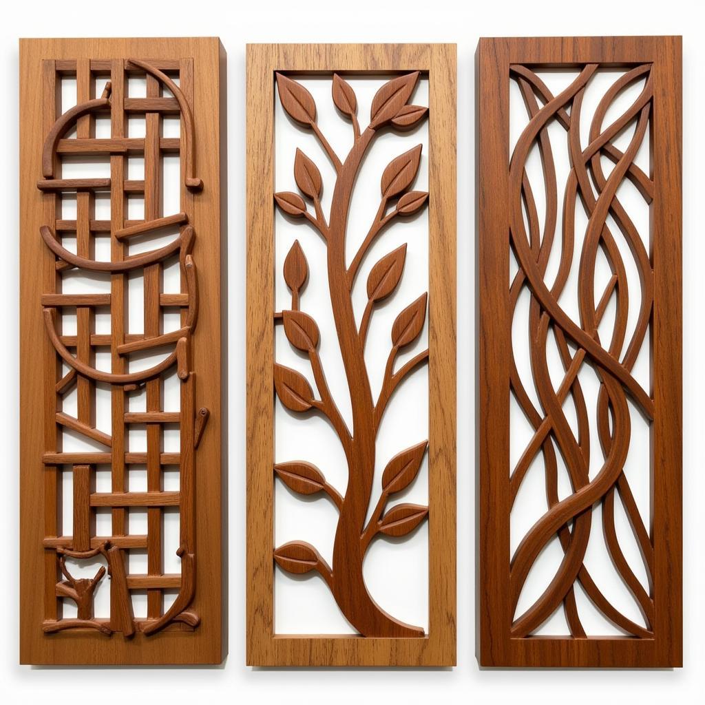 Examples of Geometric, Nature-Inspired, and Abstract 3D Wall Art