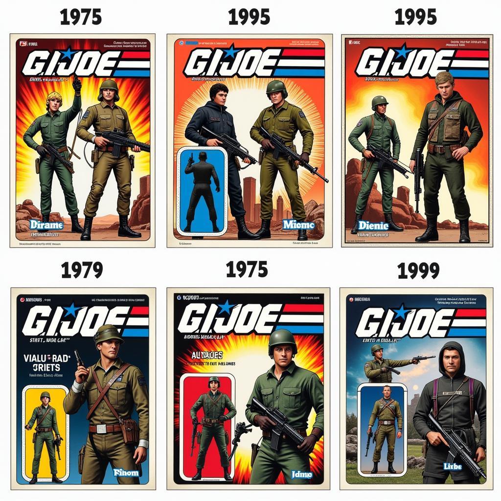 Evolution of G.I. Joe Card Art Styles