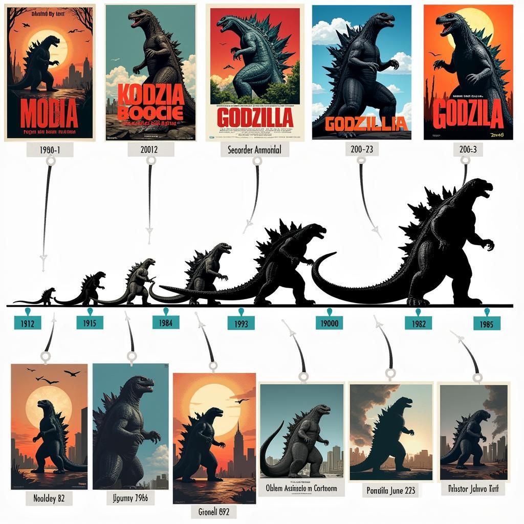 Godzilla Art Blades Evolution