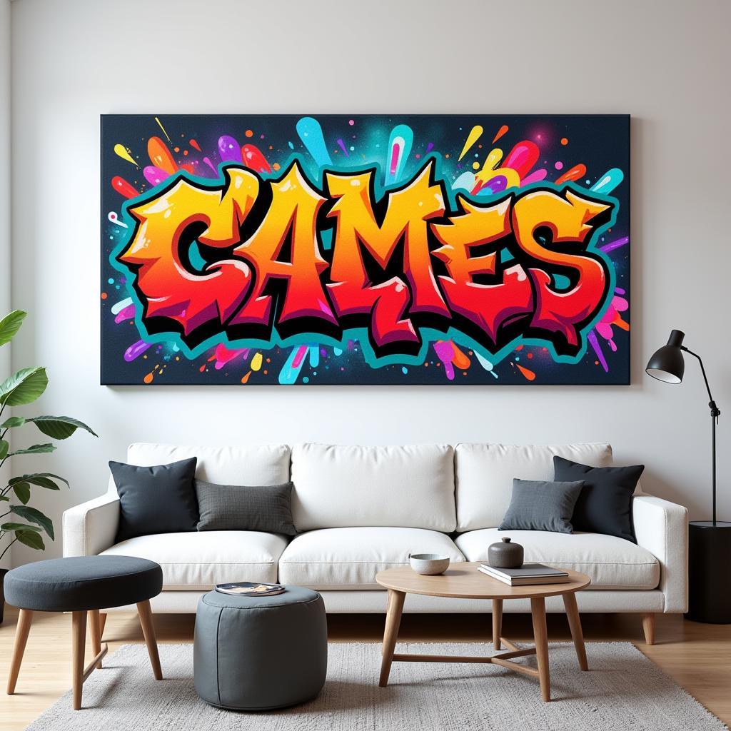 Graffiti Art Canvas: Urban Street Style Explored