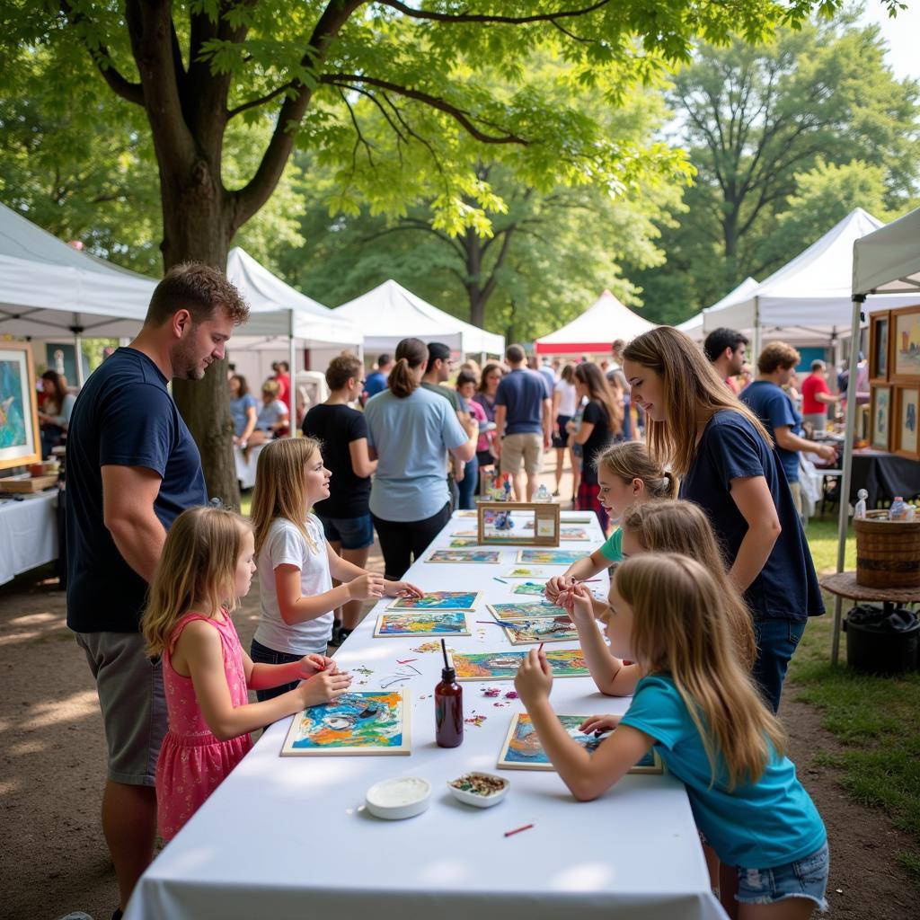 Community Engagement at Greer Art Festival