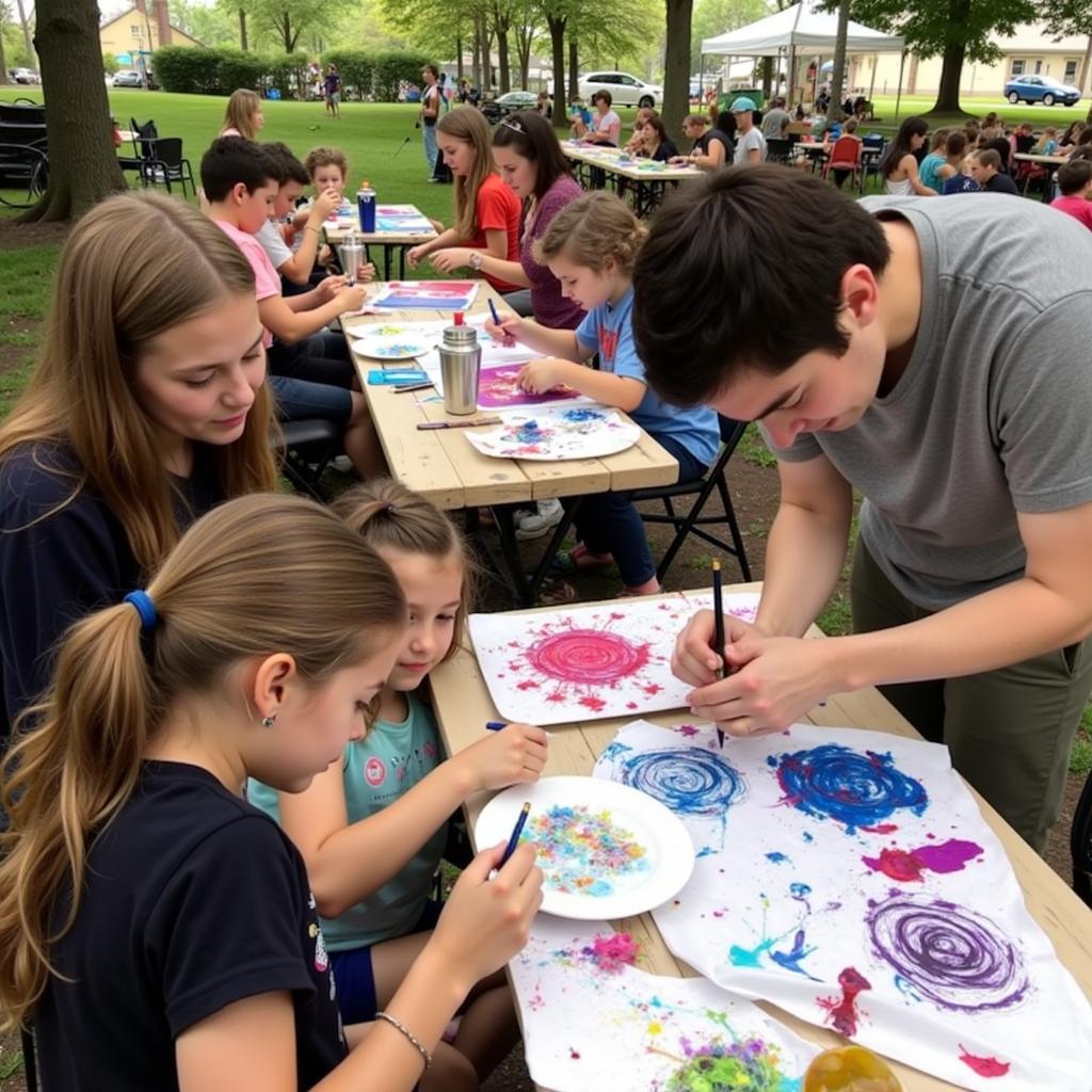 Interactive Workshop at Haddonfield NJ Arts Festival