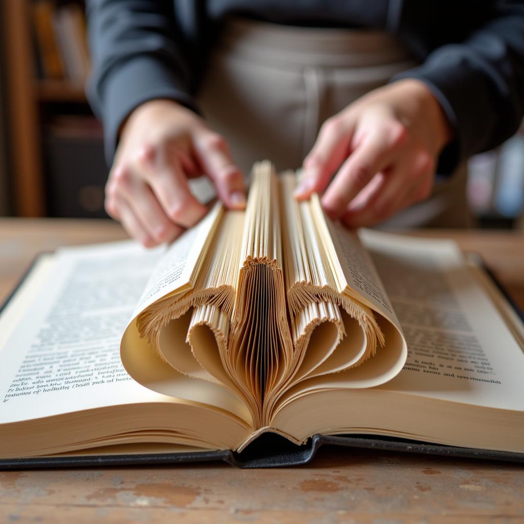 The Value and Craftsmanship of Handmade Folded Book Art