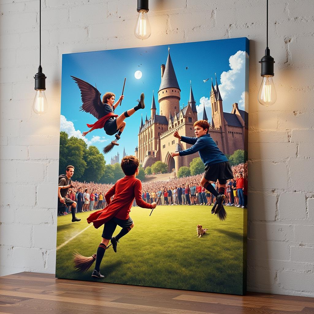 Harry Potter Quidditch Canvas Art