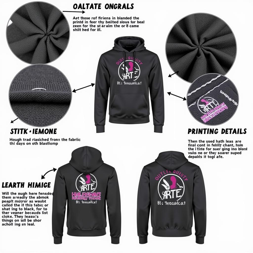 High-quality arte hoodies possess specific features.