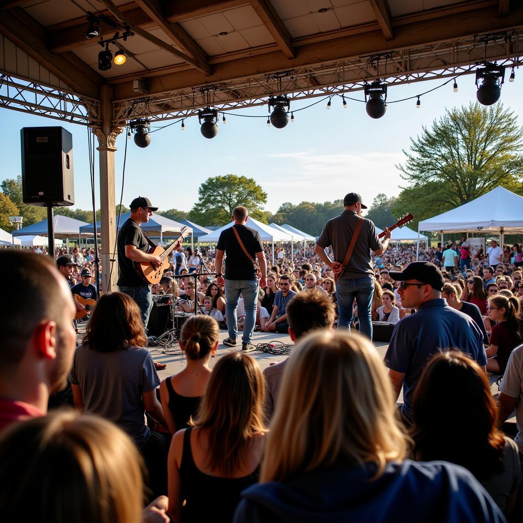 Live Music Performance at Highland Park Art Festival