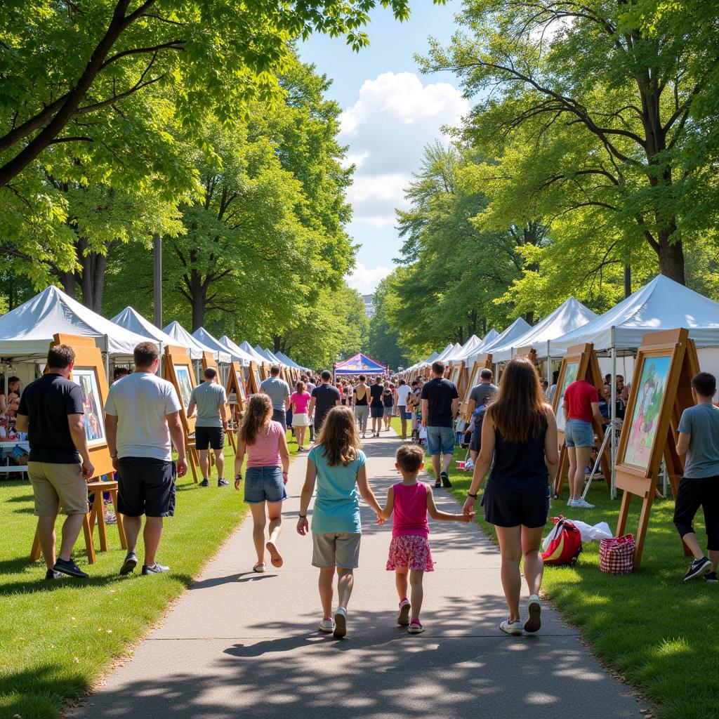 Community Engagement at Holland Art in the Park