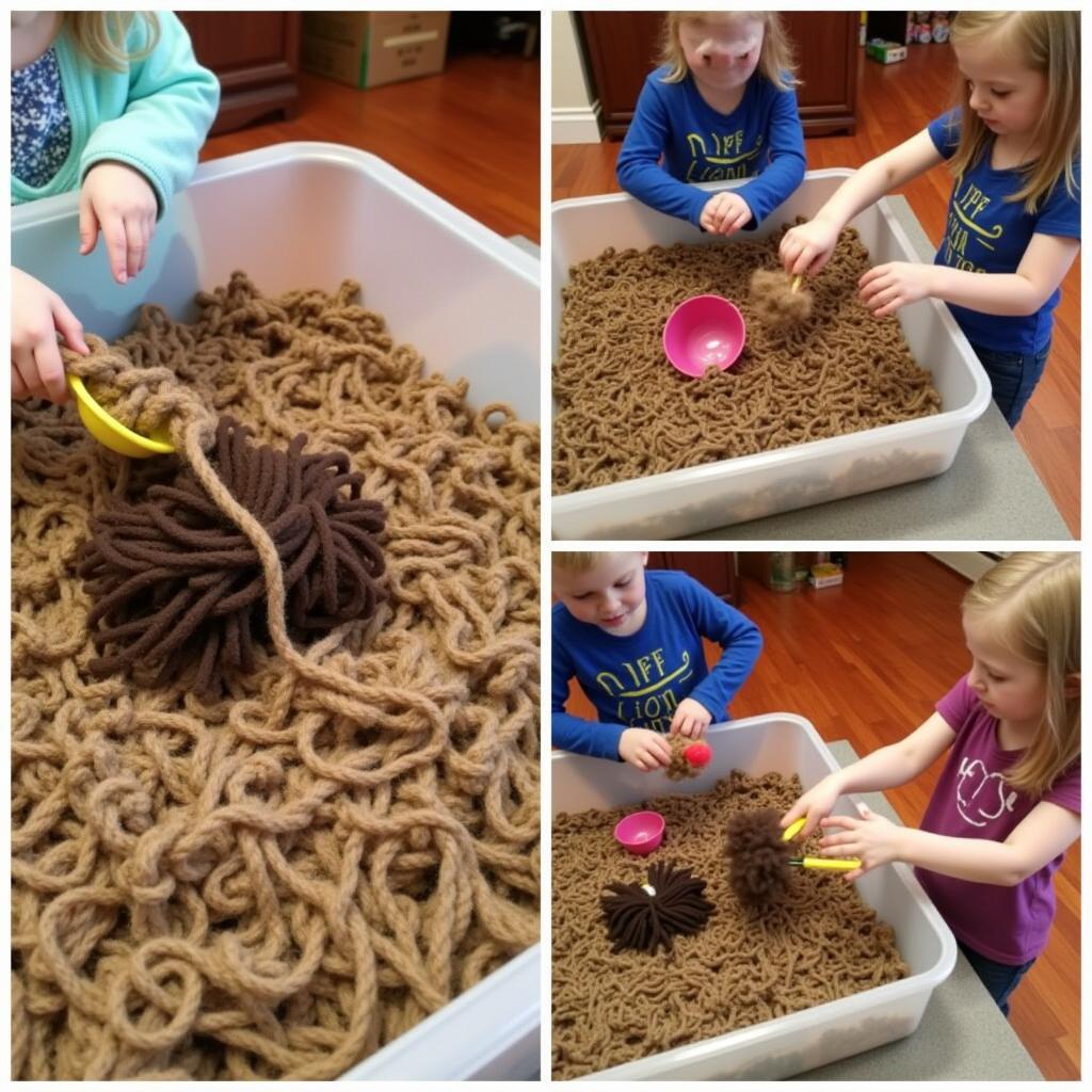 Horse-Themed Sensory Bin for Preschoolers