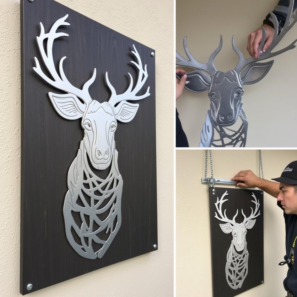 Installing a Metal Wall Sculpture