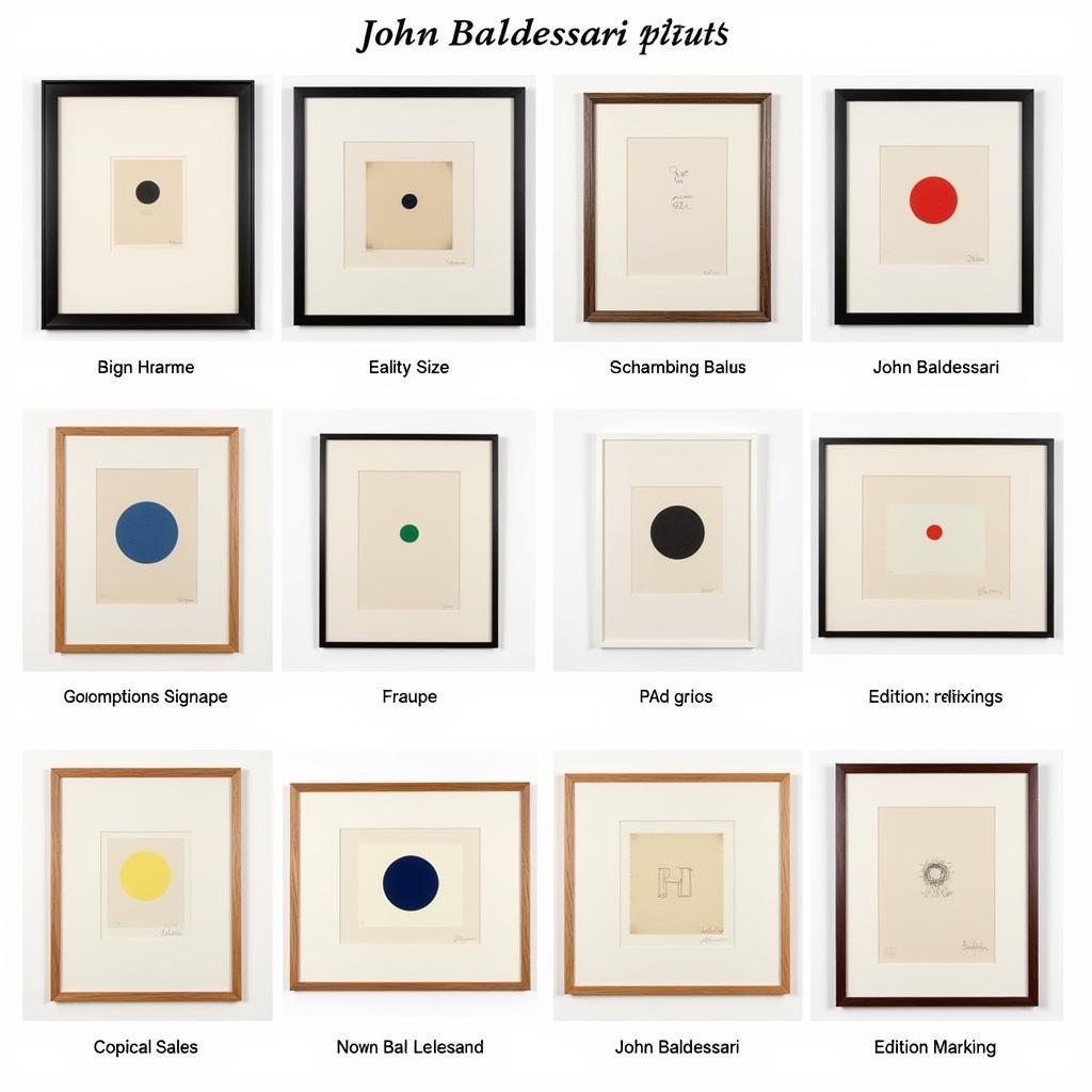 John Baldessari Prints Market Analysis