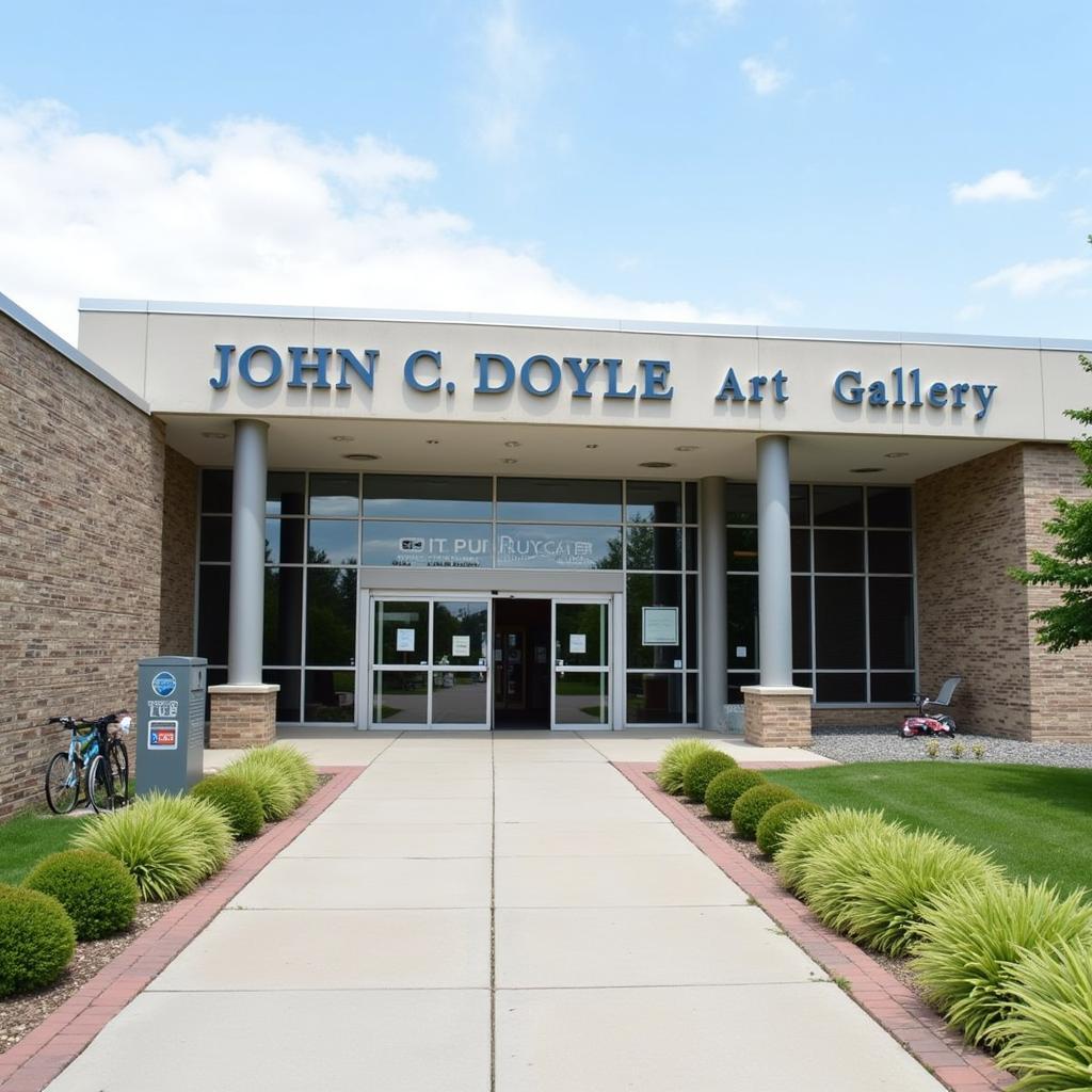 Exterior Architecture of the John C Doyle Art Gallery