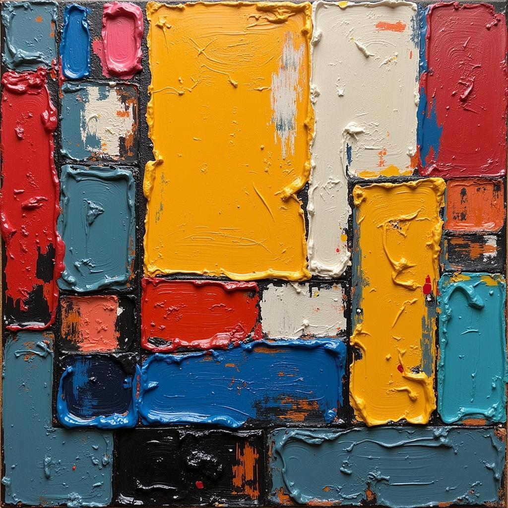 John Squire Abstract Paintings: Exploring Color and Texture