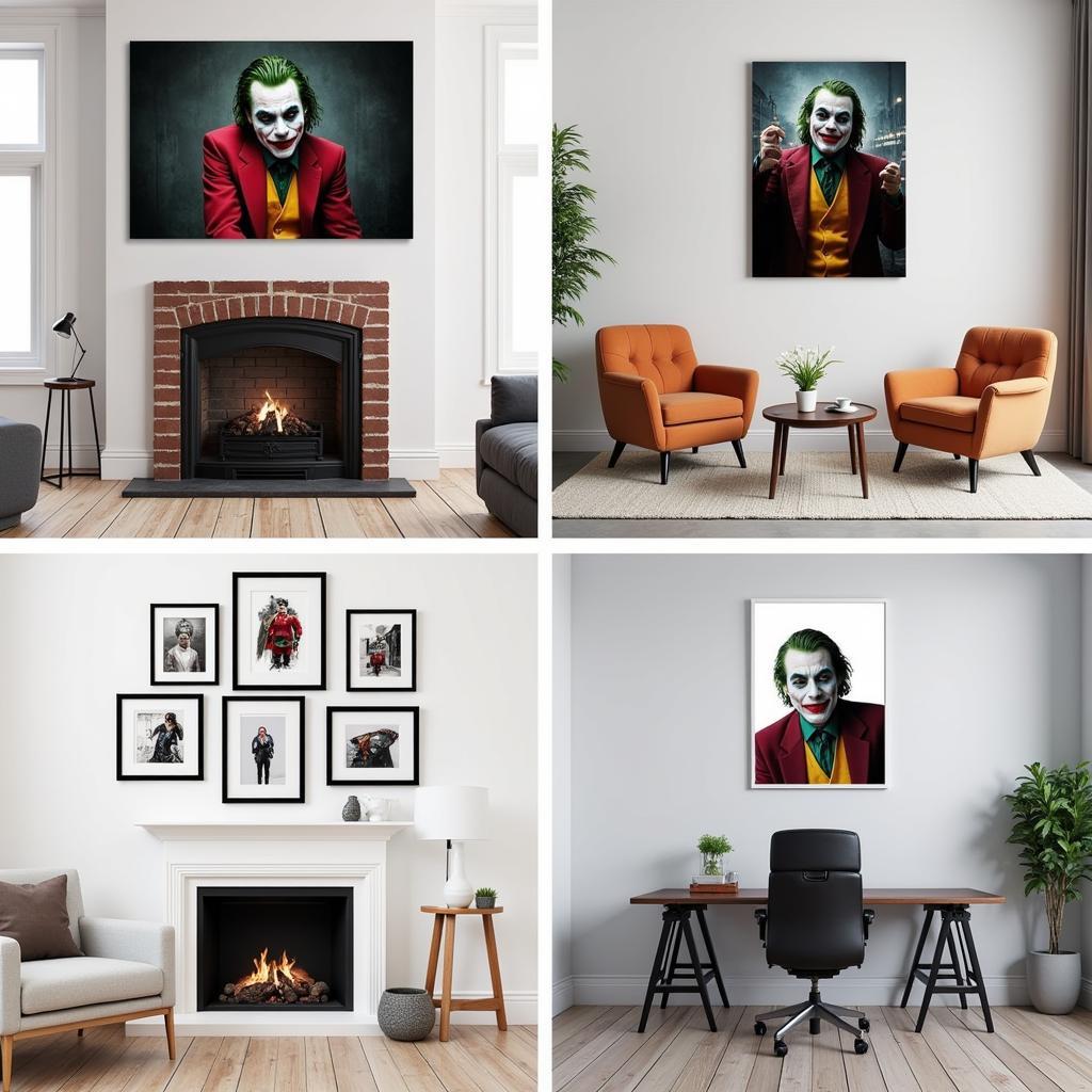 Joker Wall Art Display Ideas